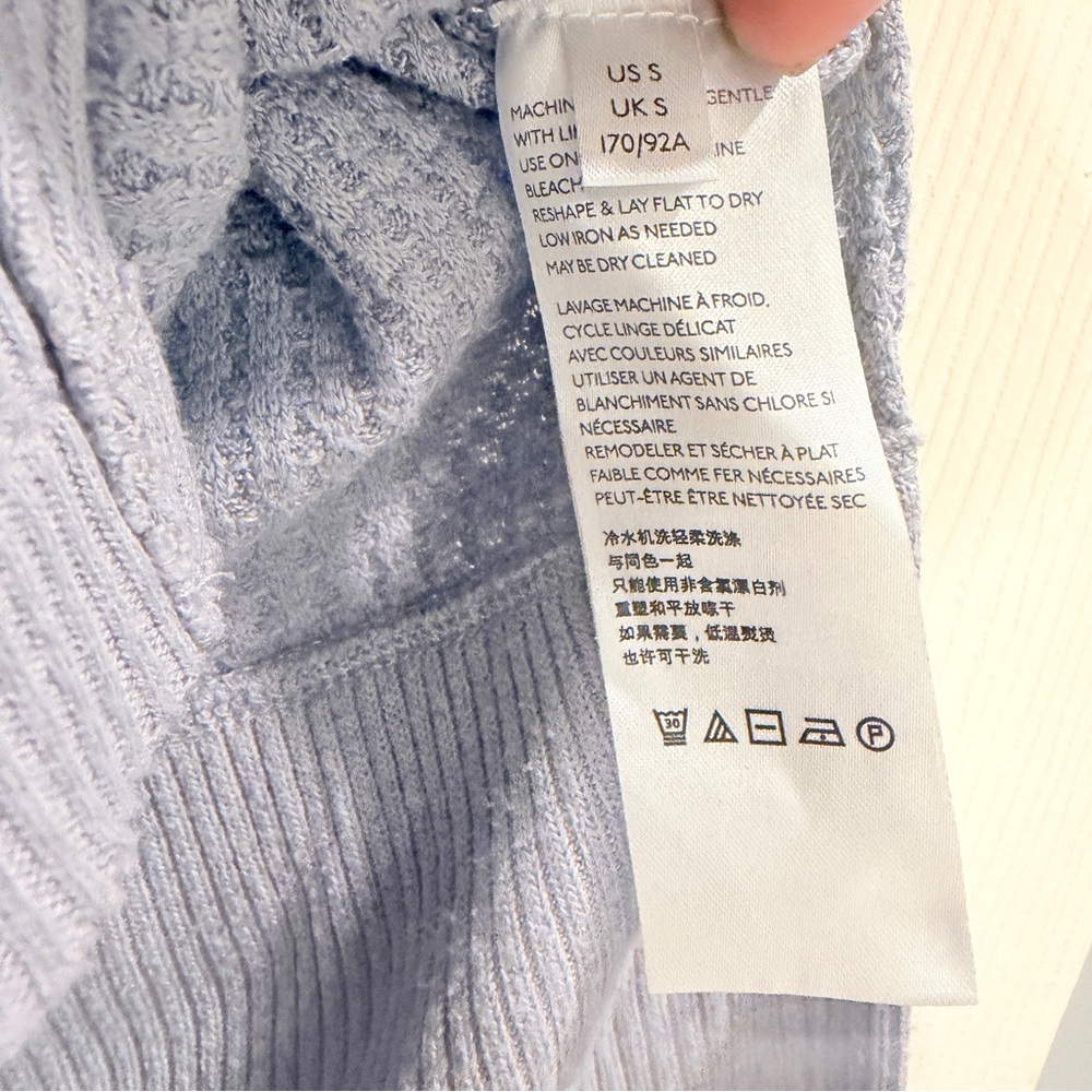 {preloved} Free People North Shore Thermal Tunic Shirt Storm Grey - Picture 11 of 11